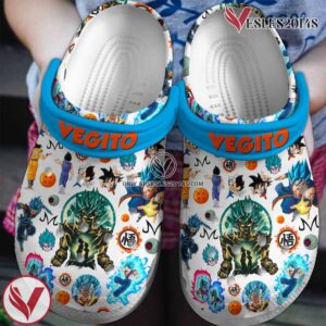 Vegito Dragon Ball Cartoon Crocs Crocband Clogs Shoes Comfortable For Men Women and Kids, Unique Gift From  Vesles2014S