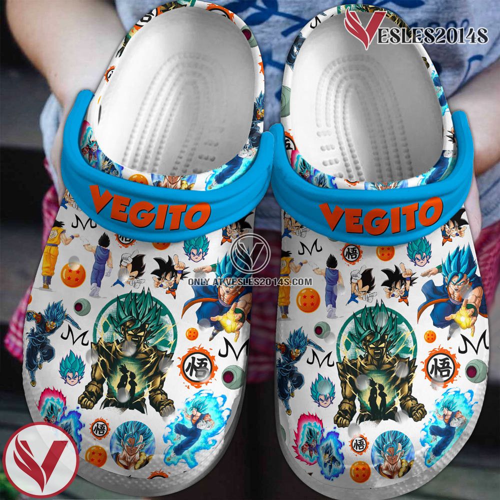 Vegito Dragon Ball Cartoon Crocs Crocband Clogs Shoes Comfortable For Men Women and Kids, Unique Gift From  Vesles2014S
