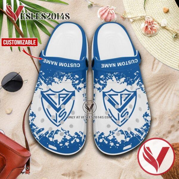 Vélez Sarsfield Logo Custom Crocs Shoes For Men And Women, Unique Clogs Shoes For Fans - Vesles2014S 1
