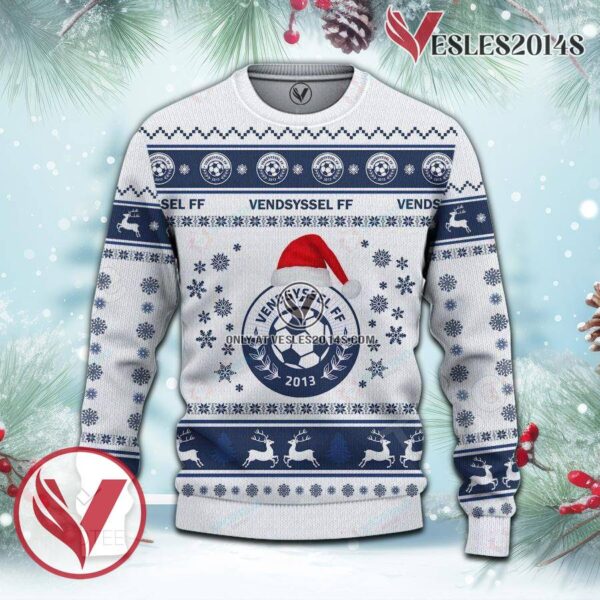 Vendsyssel FF Sport Ugly Christmas Sweater, Unique Gifts For Fans - Vesles2014aS 2