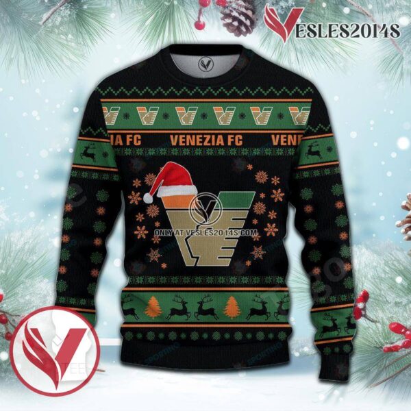 Venezia FC Sport Ugly Christmas Sweater, Unique Gifts For Fans - Vesles2014aS 2