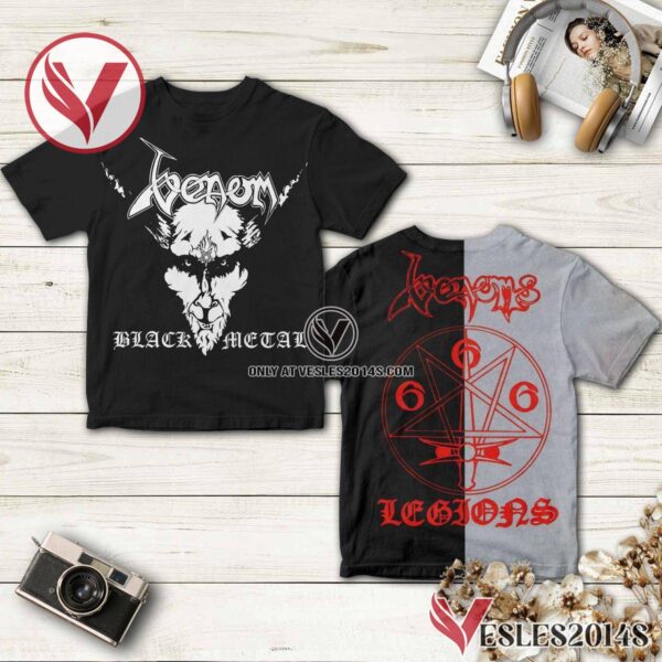 Venom Black Metal Album Cover Shirt, Unique Gifts For Music Lovers - Vesles2014S