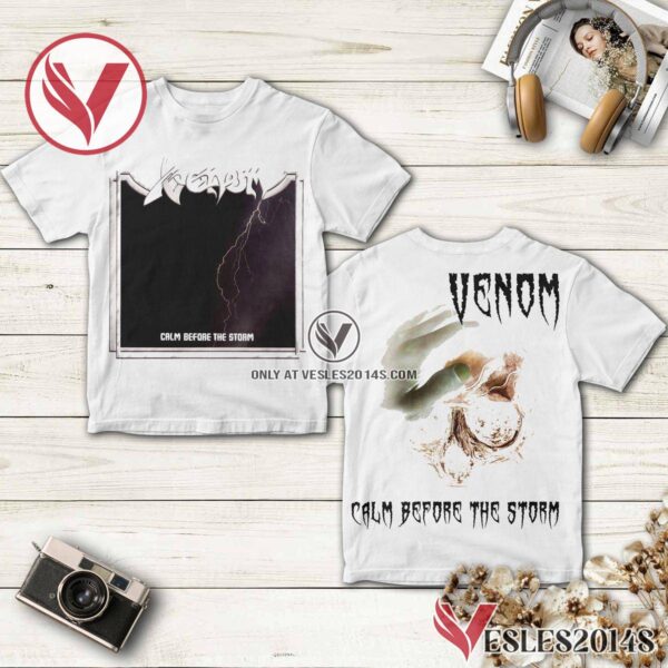 Venom Calm Before The Storm Album Cover Shirt, Unique Gifts For Music Lovers - Vesles2014S