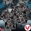 Venom Marvel Hibicus Black Hawaiian Shirt And Short, Unique Gifts For Friends - Vesles2014S 1