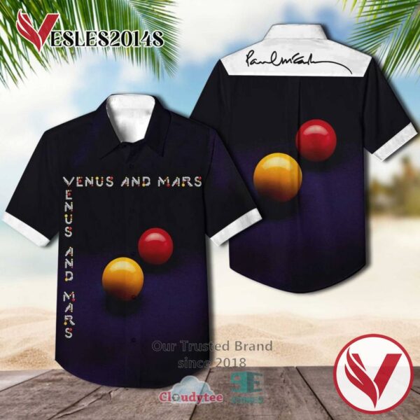 Venus and Mars Wings Casual Hawaiian Shirt, Best Gifts For Summer Vesles2014S