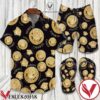 Versace Symbol Combo Hawaiian Shirt, Beach Shorts And Flip Flop, Unique Gifts For Friends - Vesles2014S 1