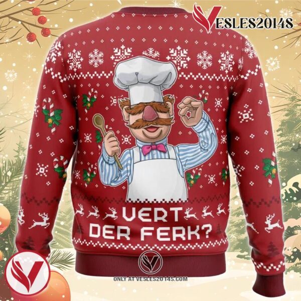 Vert Der Ferk The Muppet Show Ugly Christmas Sweater, Unique Christmas Gift For Fans - Vesles2014S 1
