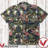 Veteran American Flag Floral Green Camo Hawaiian Shirt, Unique Gifts For Friends - Vesles2014S 1