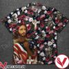 Veteran Jesus Rose Garden Hawaiian Shirt, Unique Gifts For Friends - Vesles2014S 1