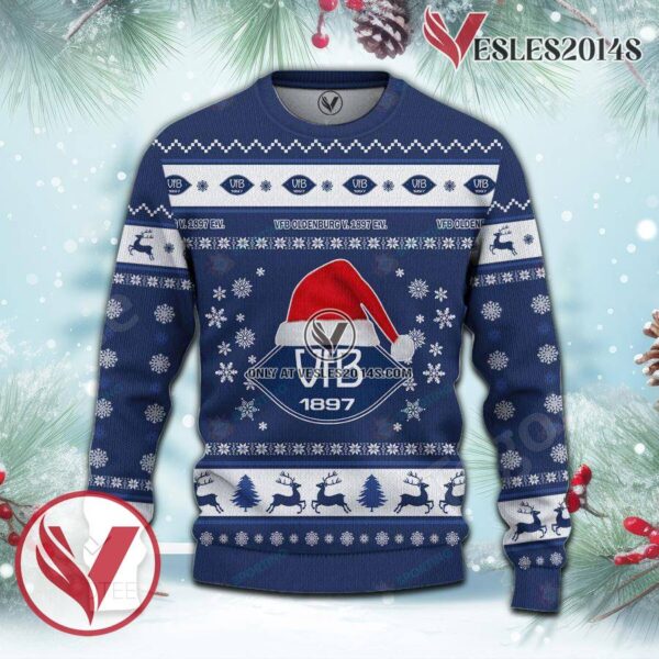VfB Oldenburg v. 1897 e.V Sport Ugly Christmas Sweater, Unique Gifts For Fans - Vesles2014aS 2