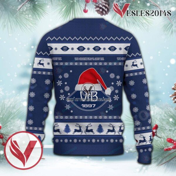 VfB Oldenburg v. 1897 e.V Sport Ugly Christmas Sweater, Unique Gifts For Fans - Vesles2014aS 3