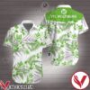 Vfl Wolfsburg Green Tropical Floral White Hawaiian Shirt, Unique Gifts For Friends - Vesles2014S 1