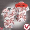 Victory Red Tropical Floral White Hawaiian Shirt, Unique Gifts For Friends - Vesles2014S 1