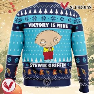Victory is Mine Family Guy Ugly Christmas Sweater, Unique Christmas Gift For Fans - Vesles2014S 1