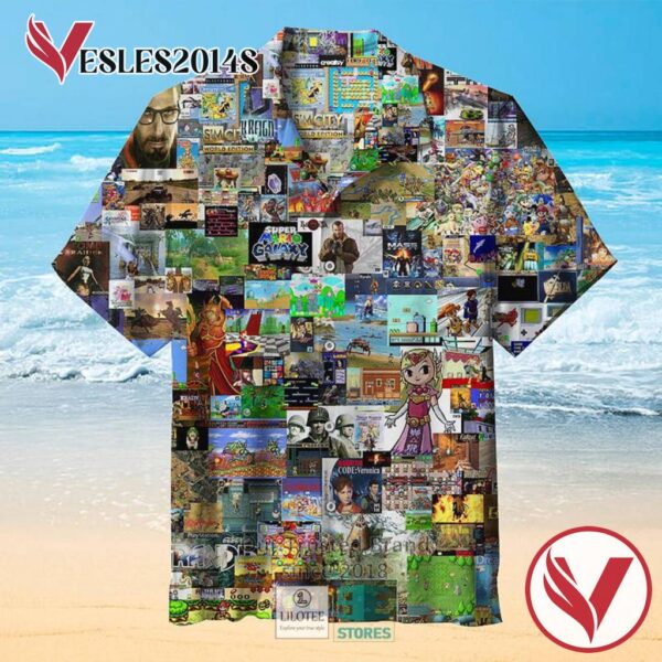 Video Games Anthology Casual Hawaiian Shirt, Best Gifts For Summer Vesles2014S 1