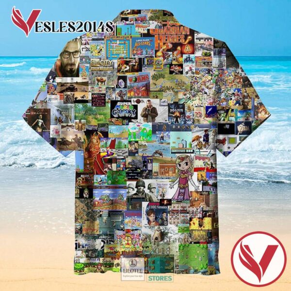 Video Games Anthology Casual Hawaiian Shirt, Best Gifts For Summer Vesles2014S 2
