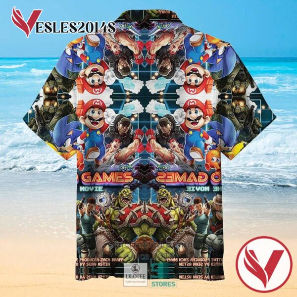 Video Games The Movie Casual Hawaiian Shirt, Best Gifts For Summer Vesles2014S 2