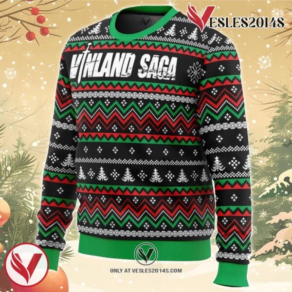 Viking Ship Vinland Saga Christmas Sweater 1
