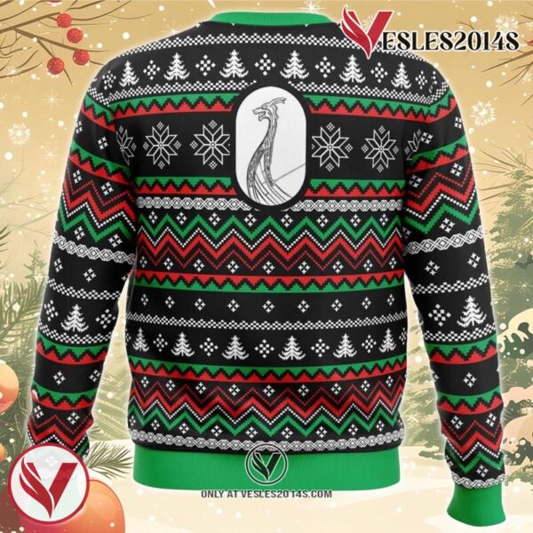 Viking Ship Vinland Saga Christmas Sweater 3