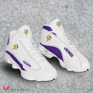 Vikings Vienna Logo Air Jordan 13 Shoes, Best Sneaker Gifts For Fans - Vesles2014s