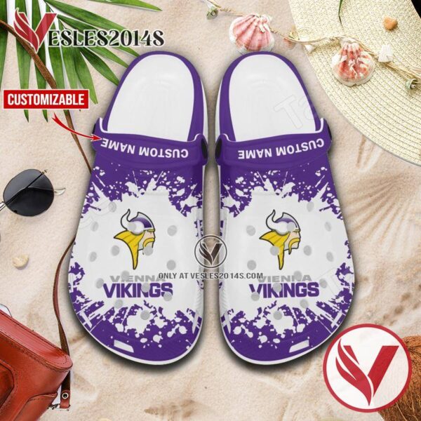 Vikings Vienna Logo Crocs Shoes For Men And Women, Unique Clogs Shoes For Fans - Vesles2014S 1