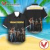 Village People Live And Sleazy Album Cover Black Hawaiian Shirt, Unique Gifts For Music Lovers - Vesles2014S