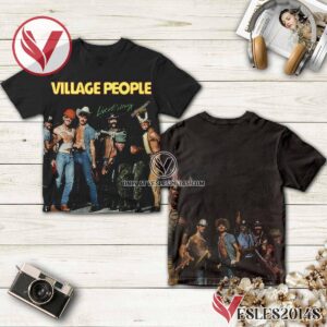 Village People Live And Sleazy Album Cover Shirt Style 2, Unique Gifts For Music Lovers - Vesles2014S