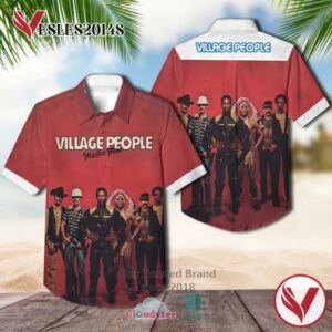 Village People Macho Man Album Hawaiian Casual Shirt, Best Gift For Music Lovers Vesles2014S