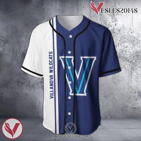 Villanova Wildcats Baseball Jersey Half Style NCAA, Unique Gifts For Fans - Vesles2014s