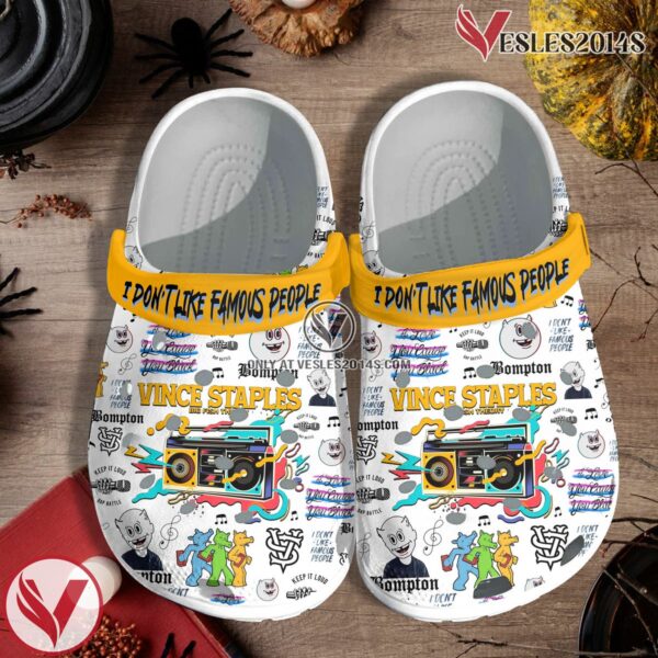 Vince Staples Music Crocs Crocband Clogs Shoes, Unique Gifts For Fans - Vesles2014S