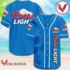 Vintage Blue Skull Coors Light Baseball Jersey, Perfect Gifts For Fans - Vesles2014S