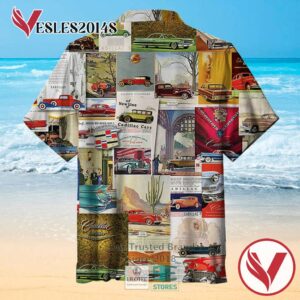 Vintage Car Ads, Cadillac Casual Hawaiian Shirt, Best Gifts For Summer Vesles2014S 2