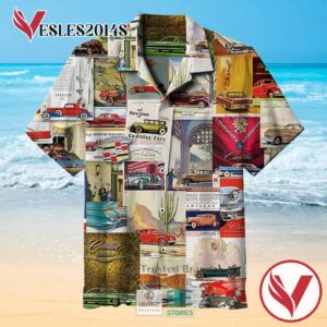 Vintage Car Ads, Cadillac Casual Hawaiian Shirt, Best Gifts For Summer Vesles2014S