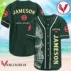 Vintage Green Skull Jameson Baseball Jersey, Perfect Gifts For Fans - Vesles2014S