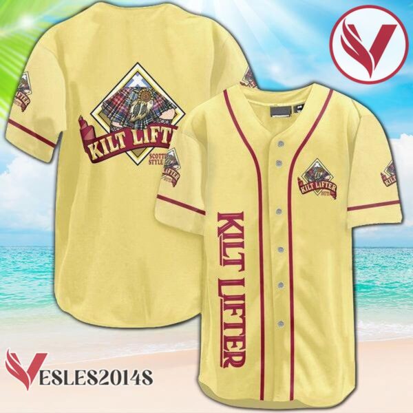 Vintage Kilt Lifter Beer Baseball Jersey, Perfect Gifts For Fans - Vesles2014S