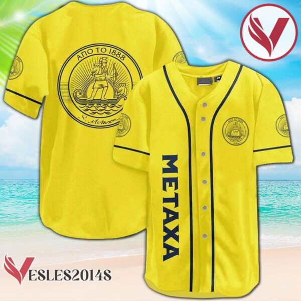 Vintage Metaxa Liquor Baseball Jersey, Perfect Gifts For Fans - Vesles2014S