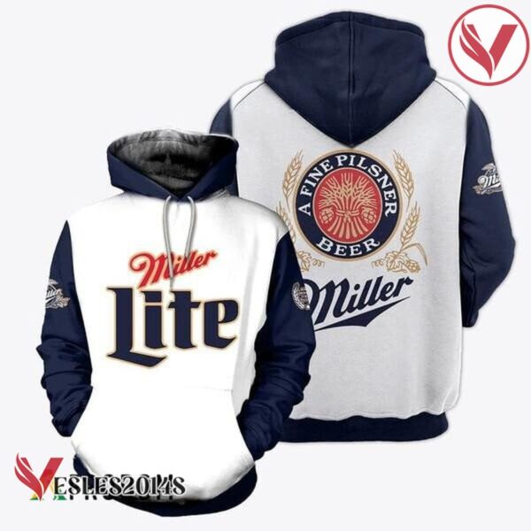 Vintage Miller Lite Beer Hoodie - Vesles2014S
