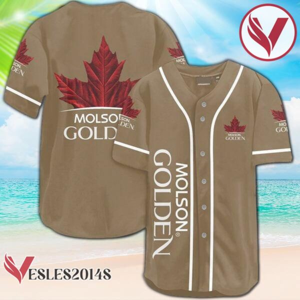 Vintage Molson Golden Beer Baseball Jersey, Perfect Gifts For Fans - Vesles2014S