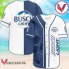 Vintage Skull Busch Light Baseball Jersey, Perfect Gifts For Fans - Vesles2014S