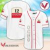 Vintage White Ouzo 12 Baseball Jersey, Perfect Gifts For Fans - Vesles2014S