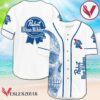 Vintage White Skull Pabst Blue Ribbon Baseball Jersey, Perfect Gifts For Fans - Vesles2014S