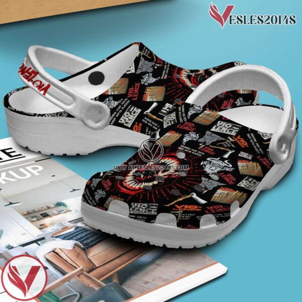 Vio-lence Music Crocs Crocband Clogs Shoes, Unique Gifts For Fans - Vesles2014S 3