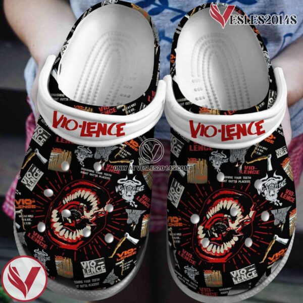 Vio-lence Music Crocs Crocband Clogs Shoes, Unique Gifts For Fans - Vesles2014S