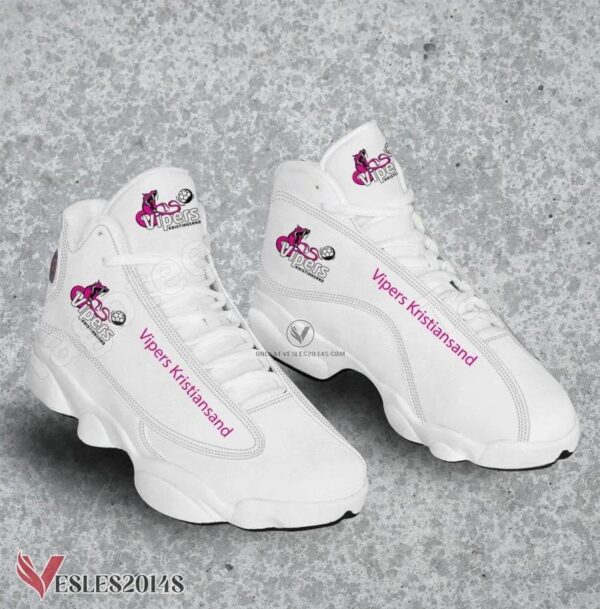 Vipers Kristiansand Handball Logo Air Jordan 13 Shoes, Best Sneaker Gifts For Fans - Vesles2014s