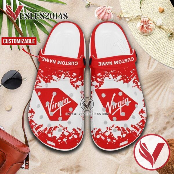 Virgin Australia Logo Crocs Shoes For Men And Women, Unique Clogs Shoes For Fans - Vesles2014S 1