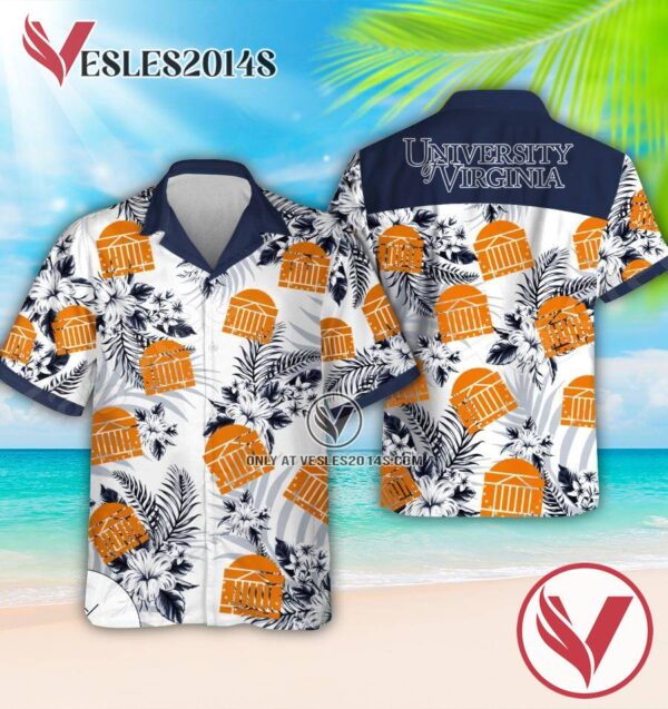 Virginia College Logo Hawaiian Shirt, Perfect Gifts Idea In Holiday - Vesles2014S