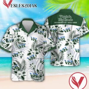 Virginia Highlands Community College Logo Hawaiian Suit, Unique Outfit For Fans - Vesles2014S