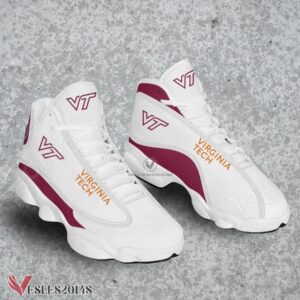 Virginia Tech Logo Air Jordan 13 Shoes, Best Sneaker Gifts For Fans - Vesles2014s