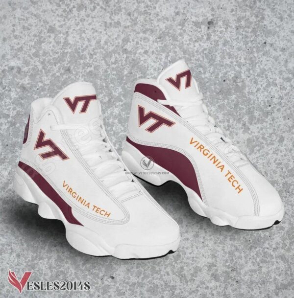 Virginia Tech NCAA Logo Air Jordan 13 Shoes, Best Sneaker Gifts For Fans - Vesles2014s