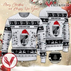 Vitória Sport Clube Sport Ugly Christmas Sweater, Unique Gifts For Fans - Vesles2014aS 1